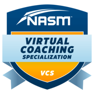 NASM Virtual Personal Trainer Certification Badge for Stephanie Cota